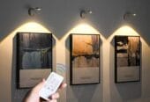 اضاءة LED لاسلكية تعمل باعاده الشحن وبمستشعر حساس الحركة