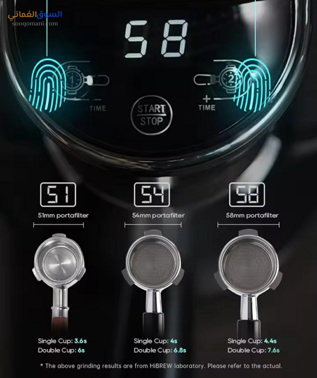Automatic electric coffee grinder