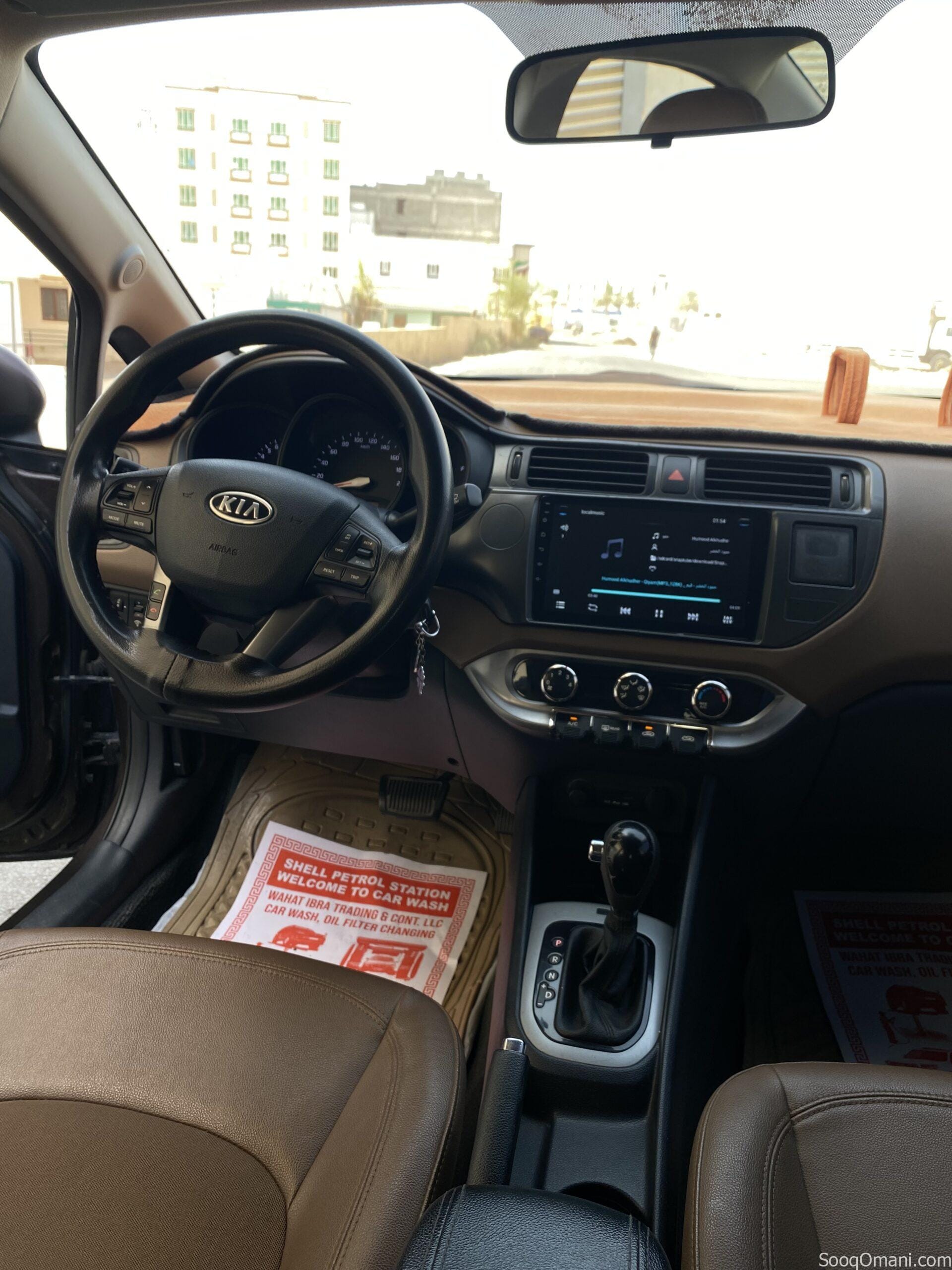 Kia Rio, Oman agency, used by a woman, from the agency, very clean