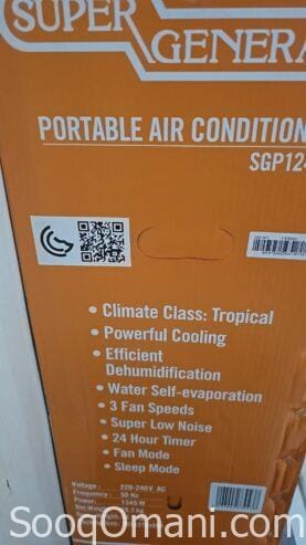 New Super General Portable Air Conditioner 1Ton With one year Warranty