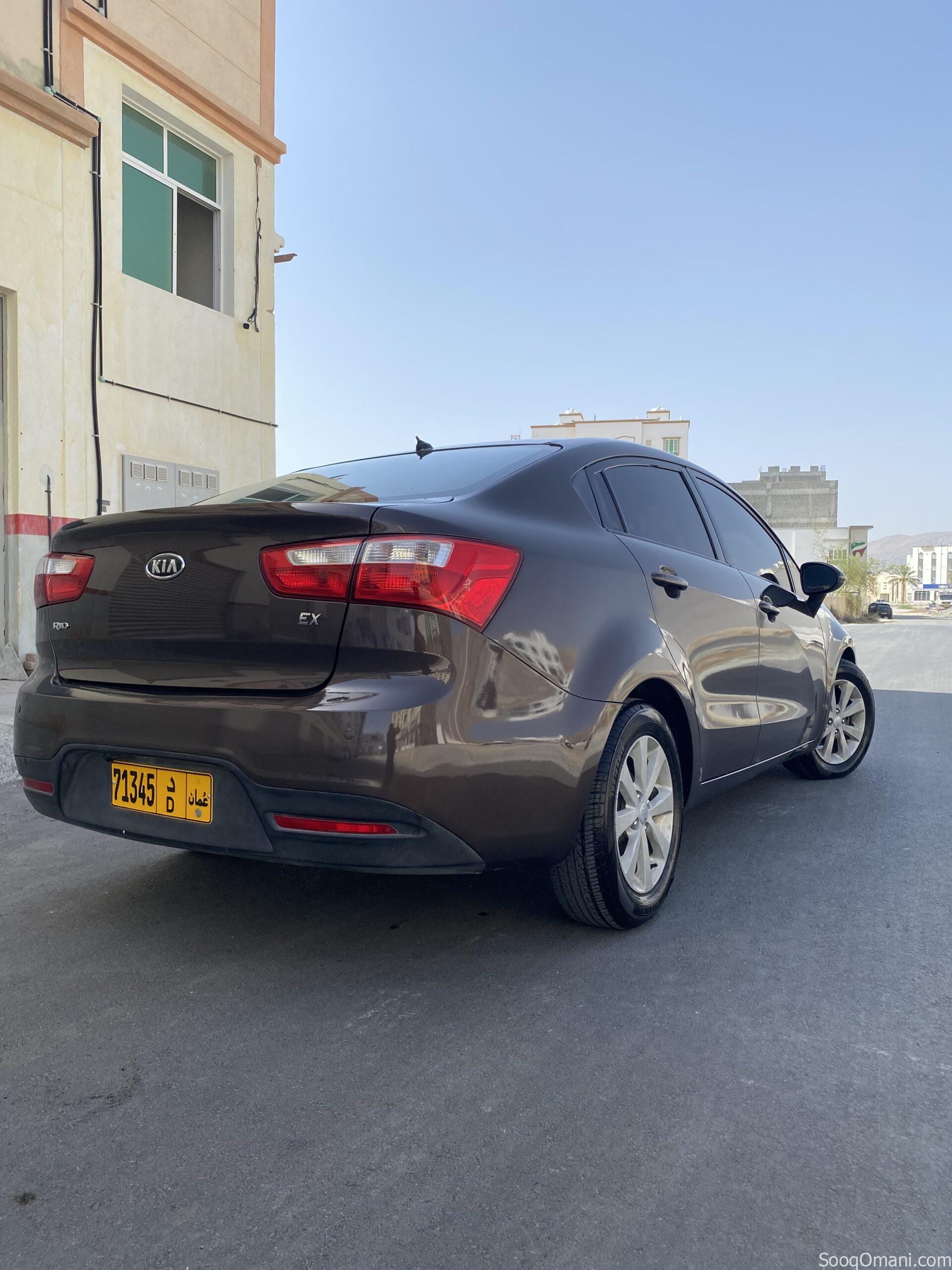 Kia Rio, Oman agency, used by a woman, from the agency, very clean