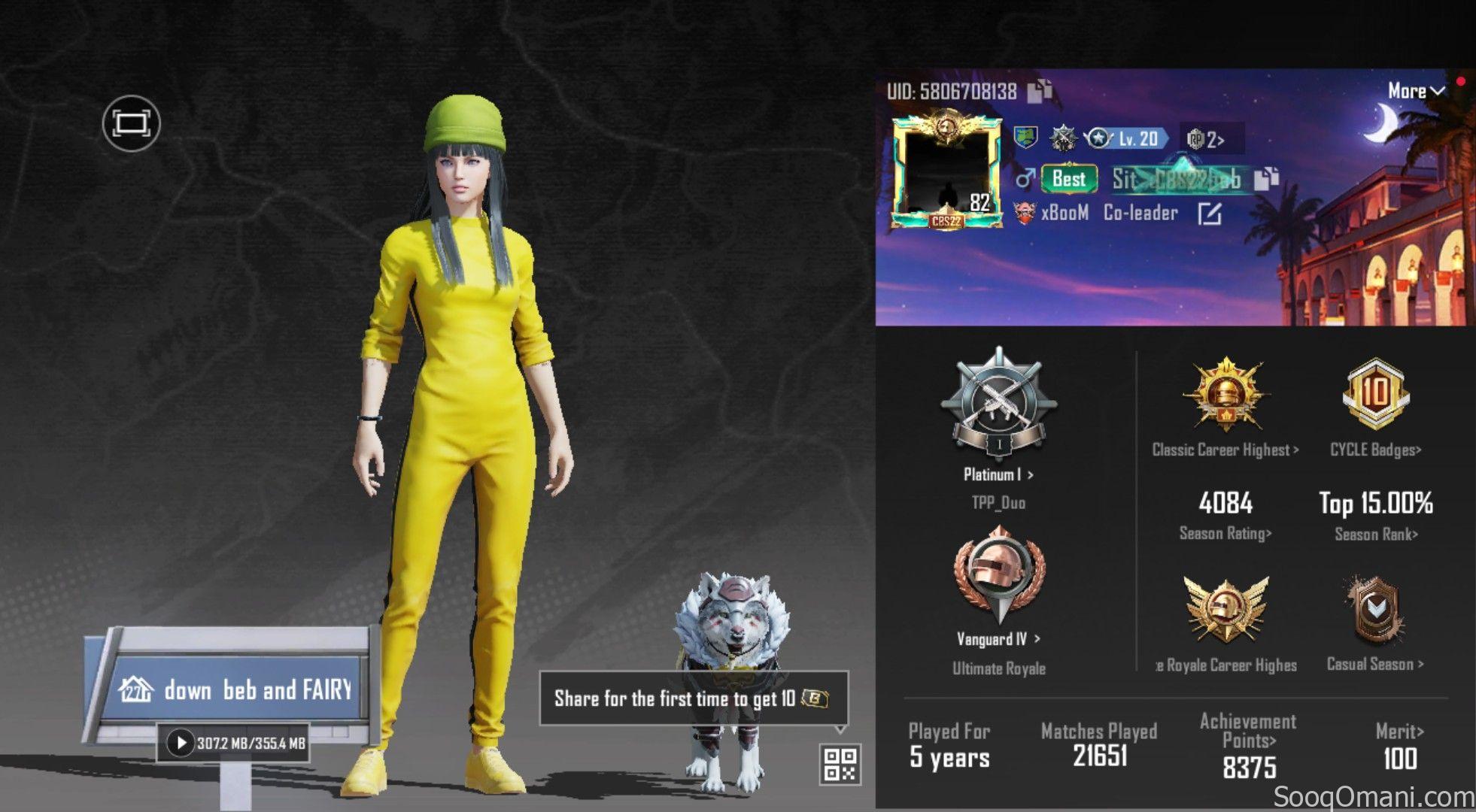 Strong PUBG account for sale