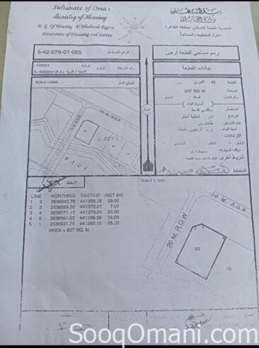 أرض للبيع موقع ممتاز جدا