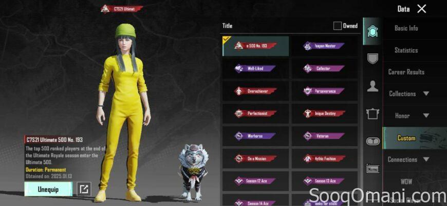 PUBG account for sale