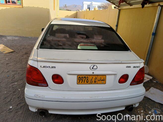 Lexus GS 300 for sale, 2001 model, for sale with plate number, asking price 1100