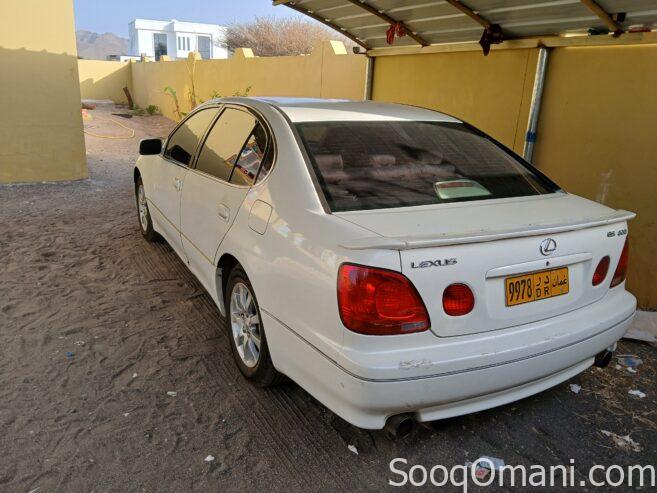 Lexus GS 300 for sale, 2001 model, for sale with plate number, asking price 1100
