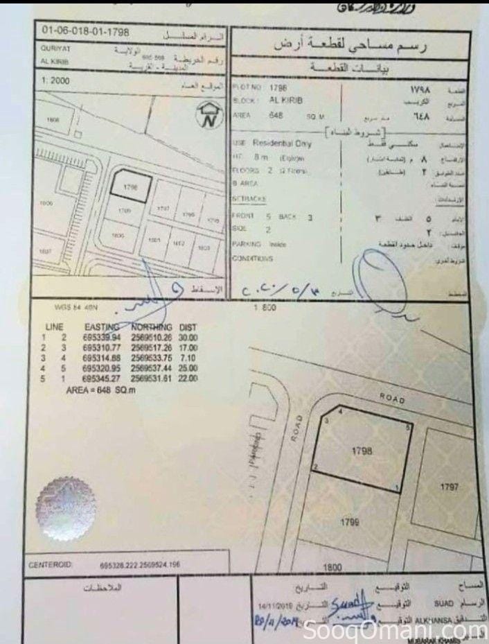 Land for sale in Al-Krib