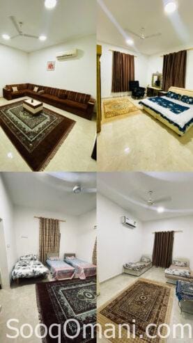 Apartment for daily rent in Sahalnoot area, behind Bank Muscat