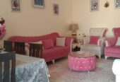 a clean, custom-made sofa set, For sale
