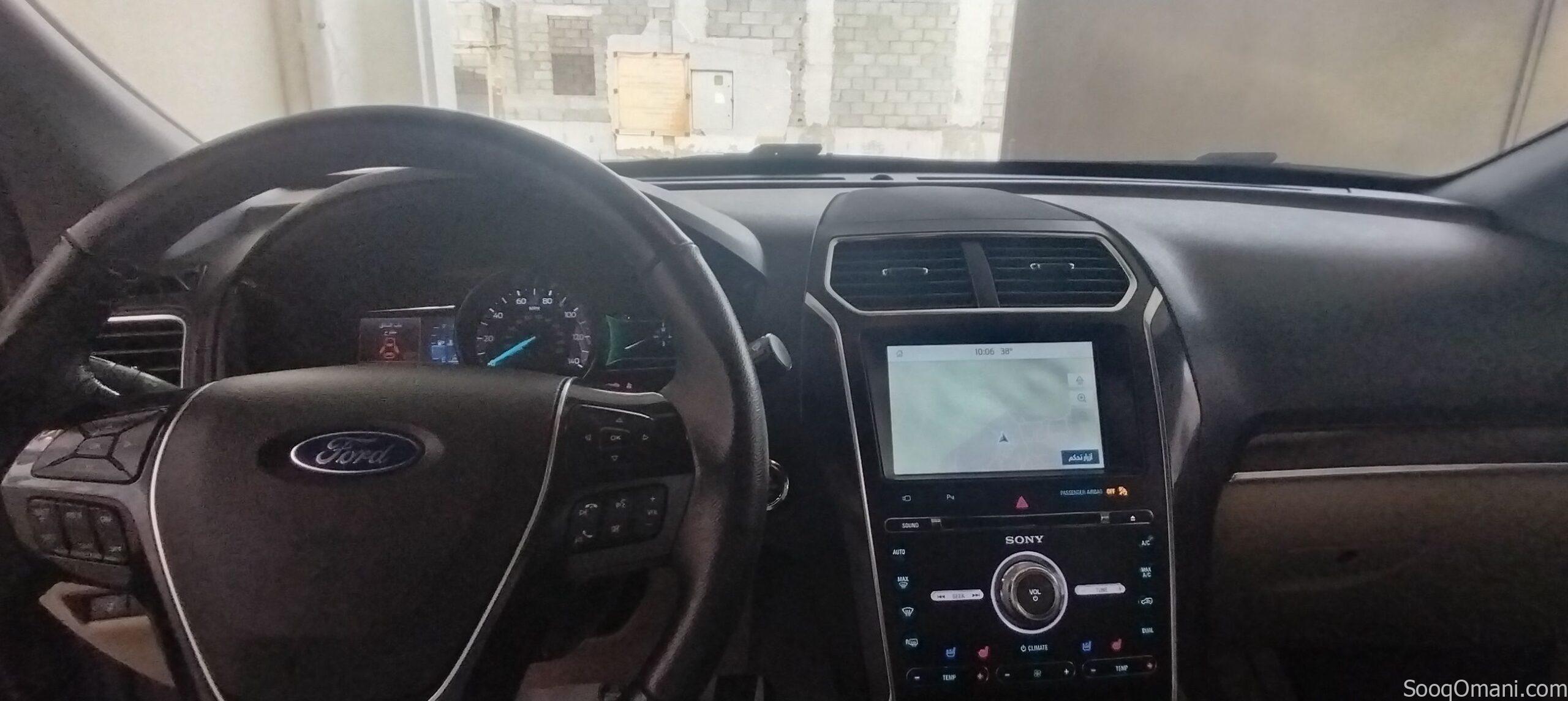 Ford Explorer 2018 Limited Blue, Beige Leather Interior, Power Seats