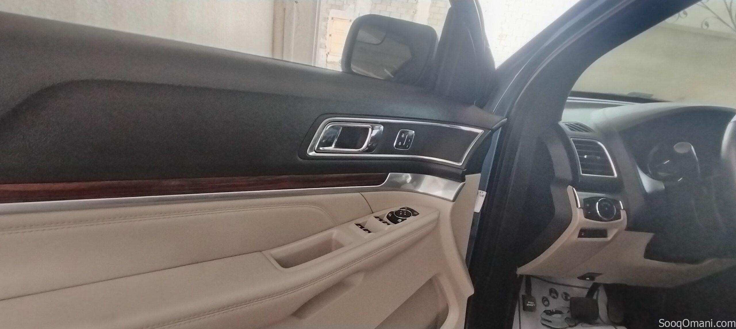 Ford Explorer 2018 Limited Blue, Beige Leather Interior, Power Seats