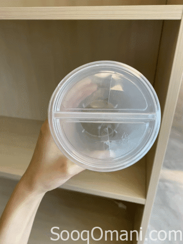Double-layer hard plastic cups in quantity (upon request)