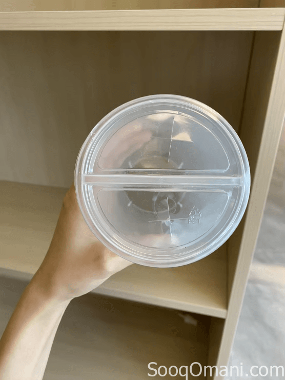 Double-layer hard plastic cups in quantity (upon request)
