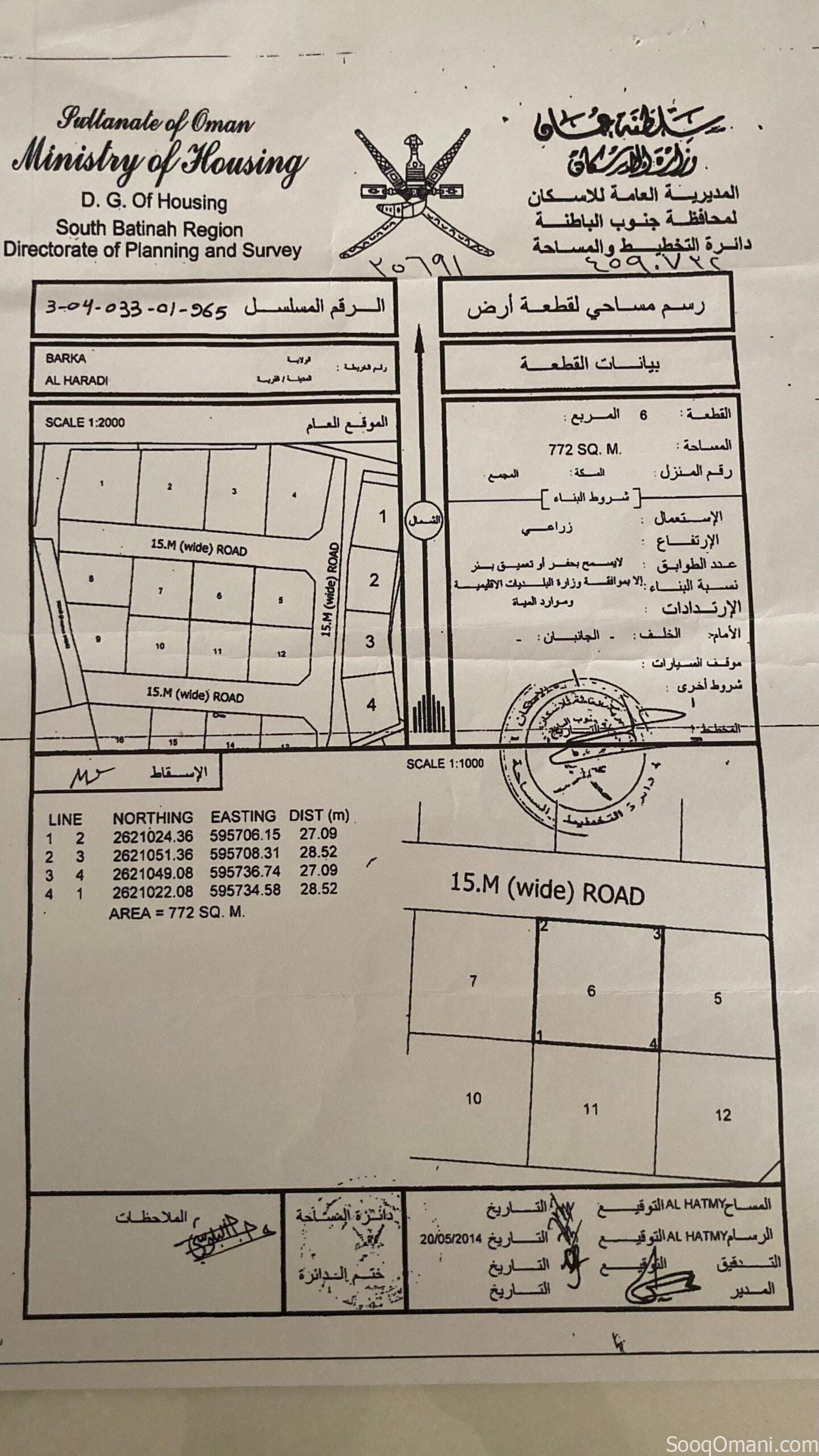 Agricultural land for sale