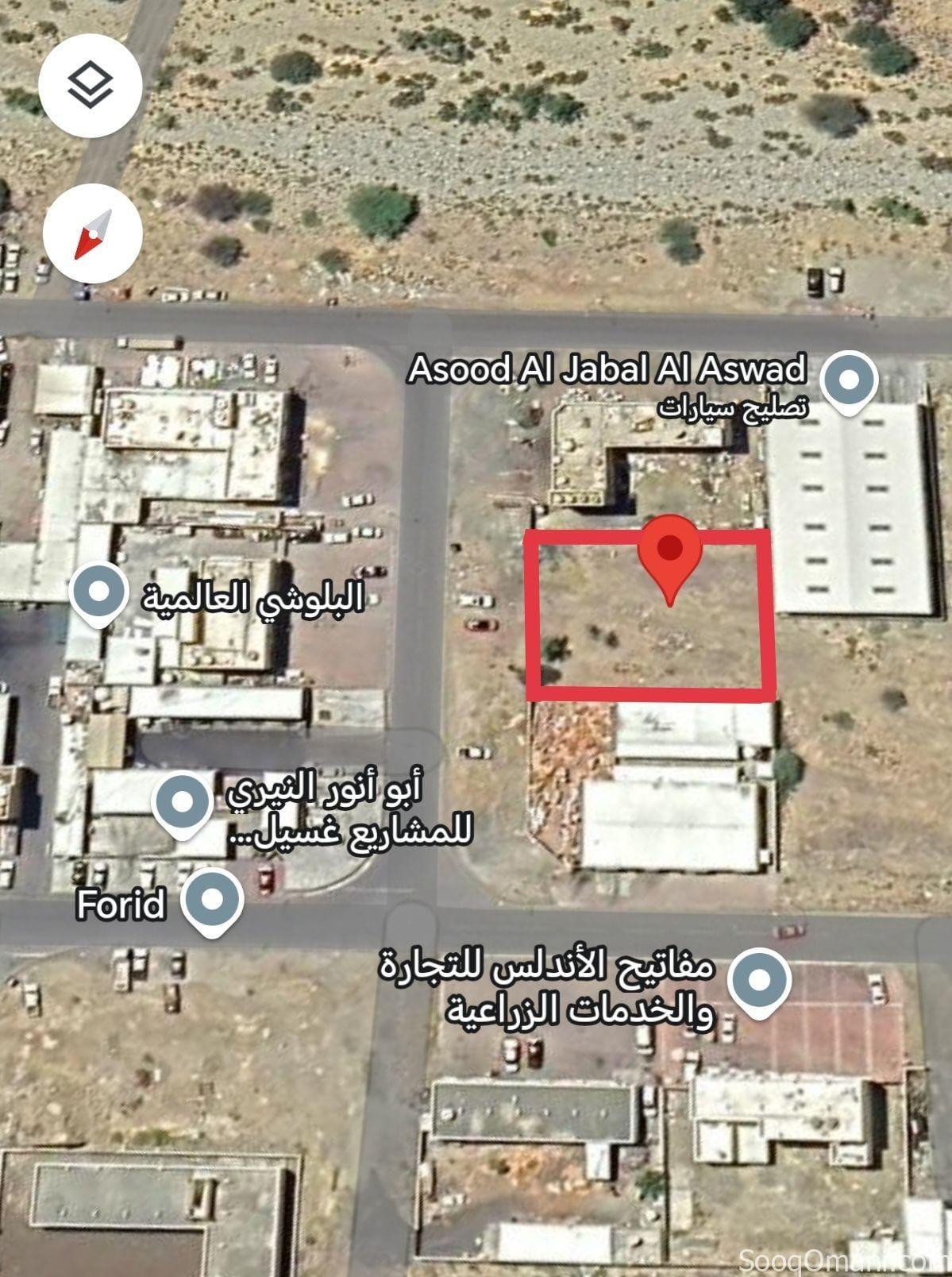 ((The cheapest industrial land in Qurayyat, 1000 square meters, for only 39 thousand))