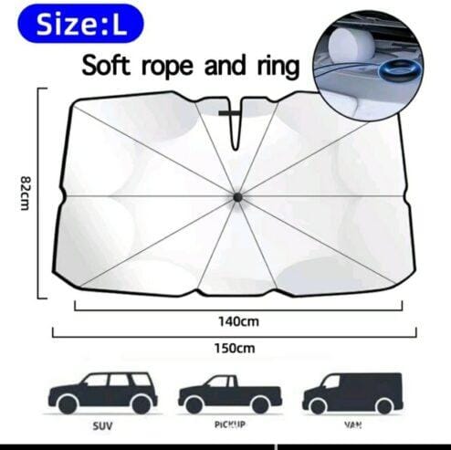 Car sunshade for all types of cars