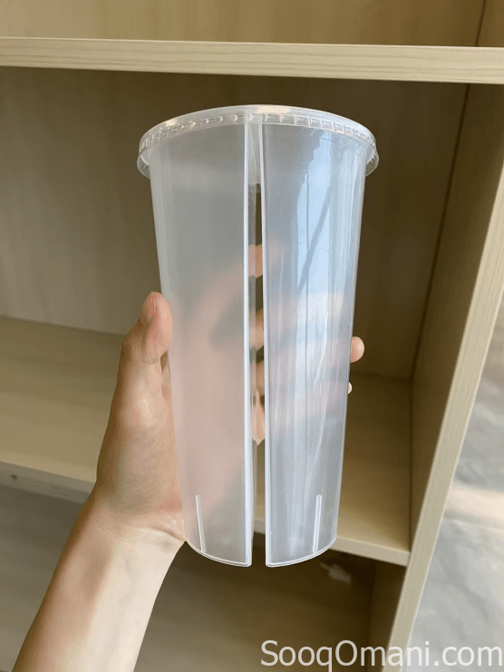 Double-layer hard plastic cups in quantity (upon request)