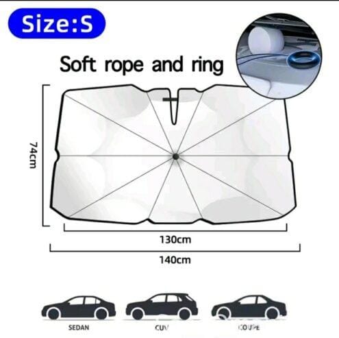 Car sunshade for all types of cars