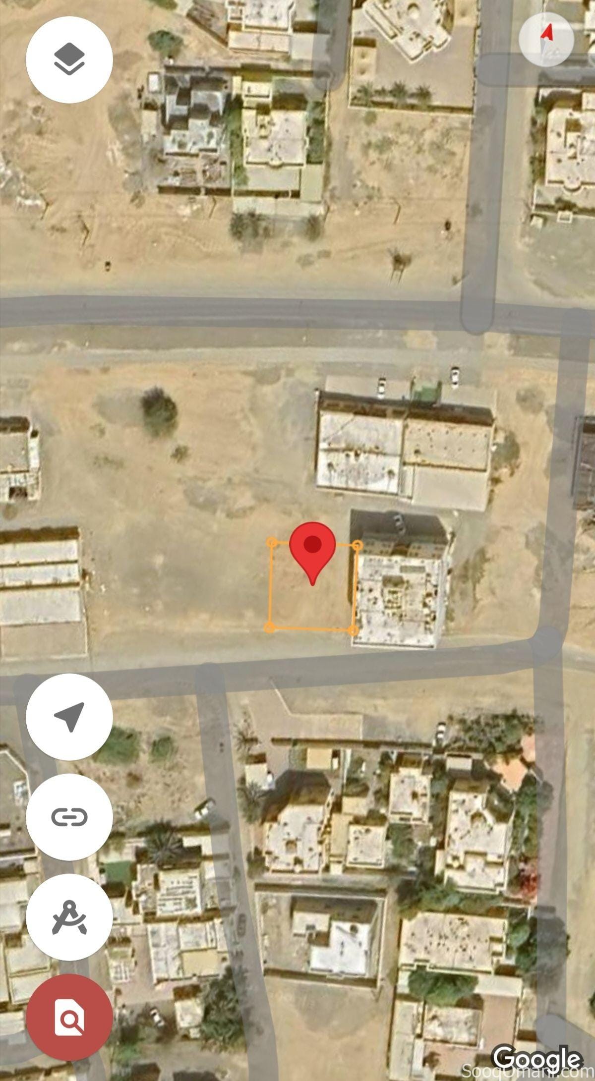 Residential commercial land in Saham, Makhlif, for only 16,000