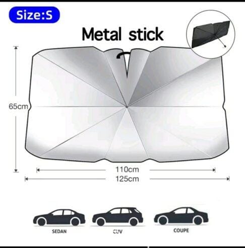 Car sunshade for all types of cars