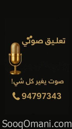 Voiceover for a product or advertisement