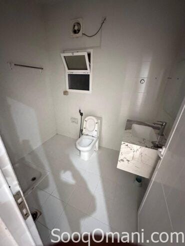 For rent, a clean and spacious apartment on the first floor in a residential building in South Maabela, near Al Safa Roundabout.