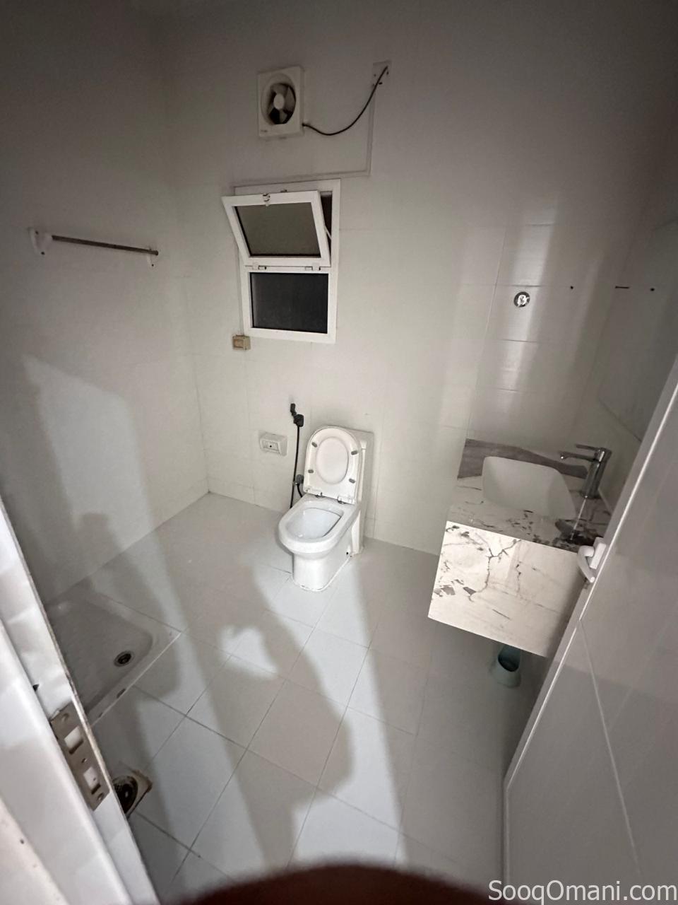 For rent, a clean and spacious apartment on the first floor in a residential building in South Maabela, near Al Safa Roundabout.