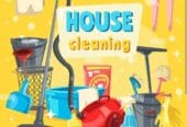 House cleaning service chemical wash ploring tiles inside outside Wash