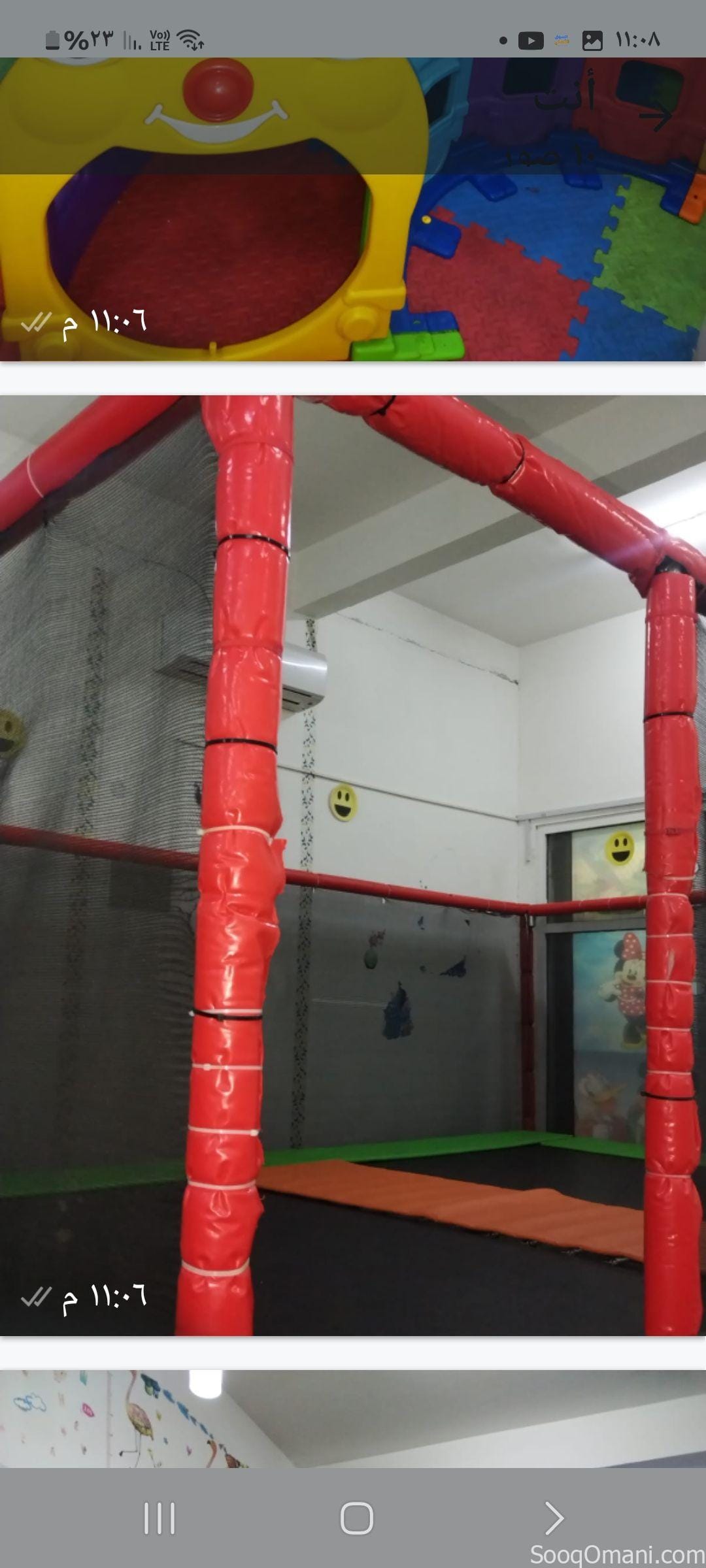 للبيع بجميع لوازمه محل ألعاب التسلية للأطفال بمنطقة حفيت بصحم