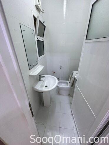 For rent, a clean and spacious apartment on the first floor in a residential building in South Maabela, near Al Safa Roundabout.