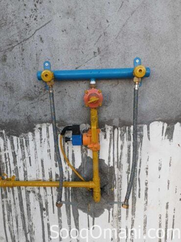 Gas pipe line instillations work house coffee shop restaurant foodstuff good service work LPG gas pi