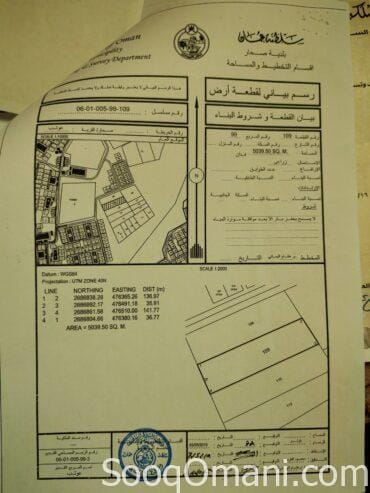 Two agricultural plots for sale in Sohar directly from the owner