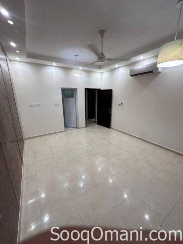 For rent, a clean and spacious apartment on the first floor in a residential building in South Maabela, near Al Safa Roundabout.