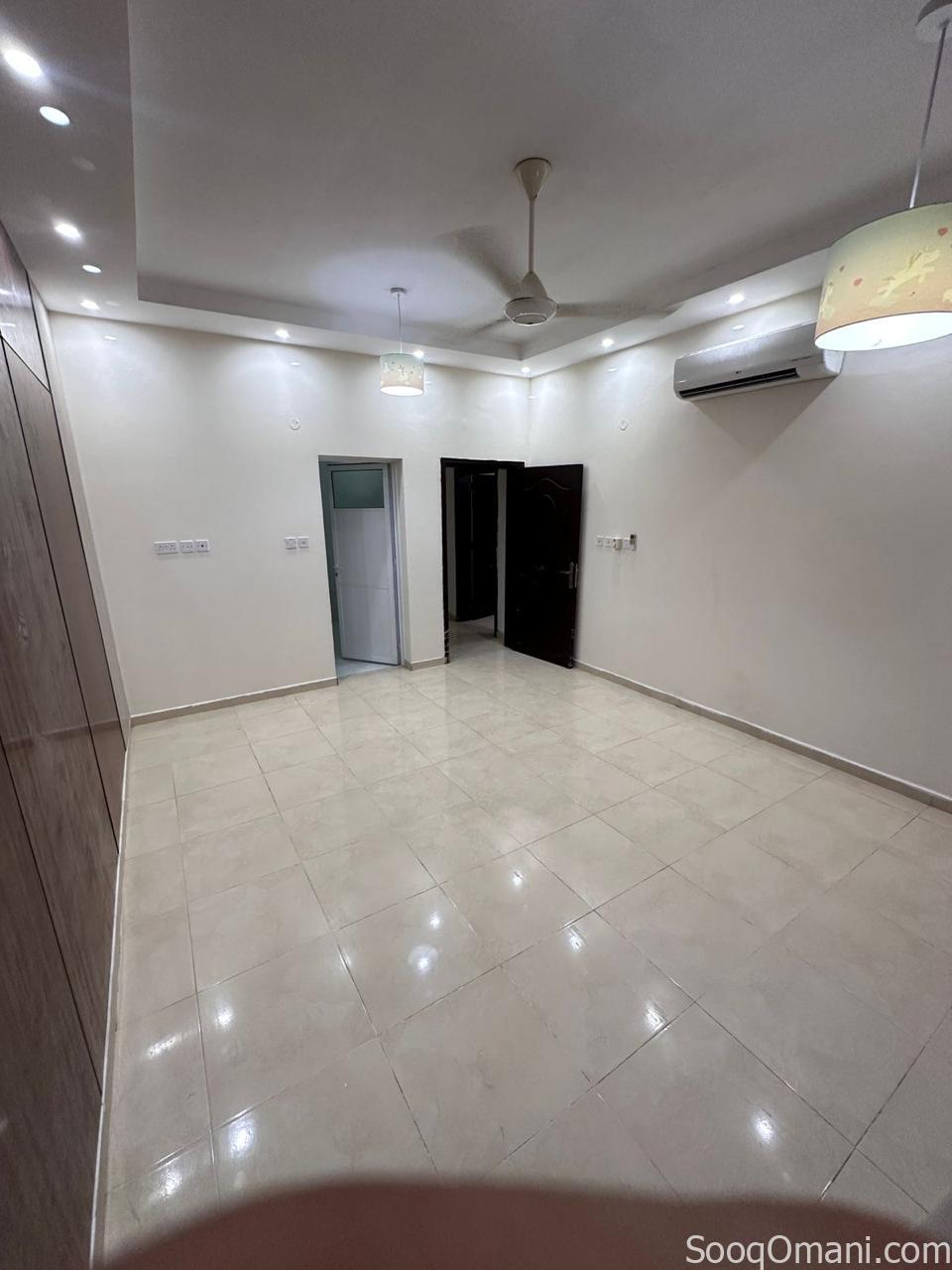 For rent, a clean and spacious apartment on the first floor in a residential building in South Maabela, near Al Safa Roundabout.