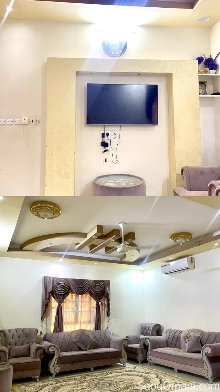 Twin villa for sale in Al Amerat, District 6