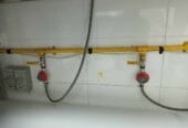 Gas pipe line instillations work house coffee shop restaurant foodstuff good service work LPG gas pi
