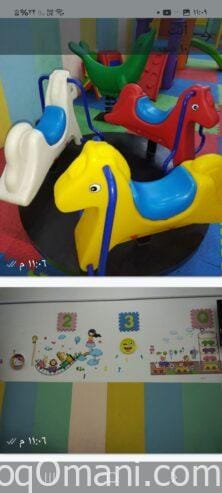 For sale with all its accessories, a children’s amusement park in the Hafeet area of ​​Sohar