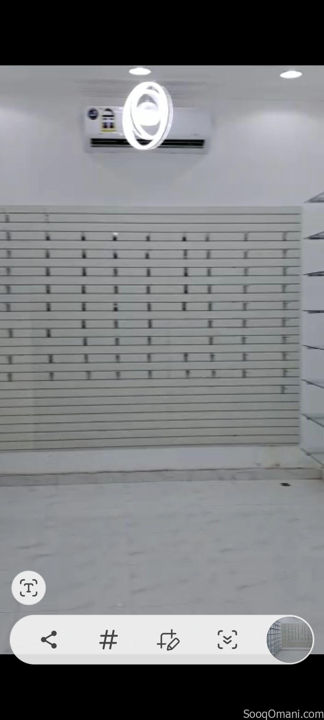 Glass shelves for sale with pegboard