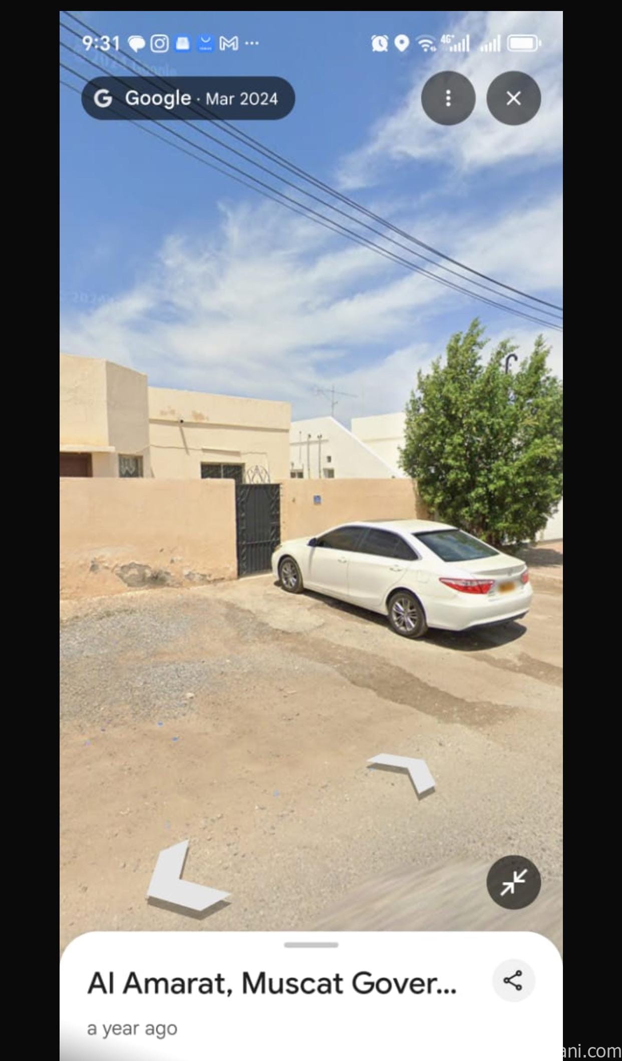 منزل للبيع بالقرب من المركز العامرات الصحي ومركز الشرطة في العامرات