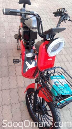 For sale, an unused electric bike.