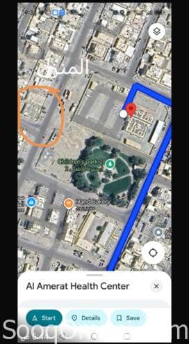 House for sale near the health center and police station in Al Amerat