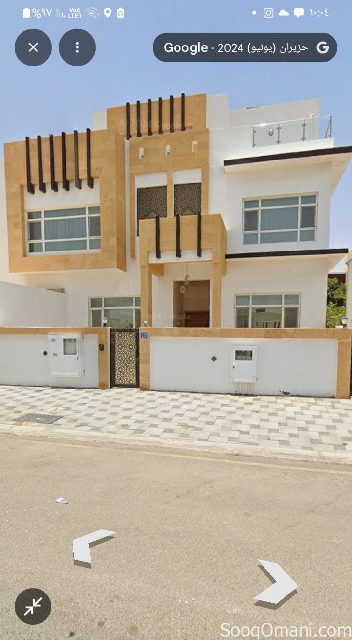 للايجار شقة ارضية وبموقع ممتاز وبمساحة واسعة في المعبيلة الجنوبية بالقرب من جامع الجليل وجامع الامام