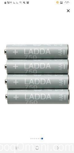 Rechargeable battery charger with storage