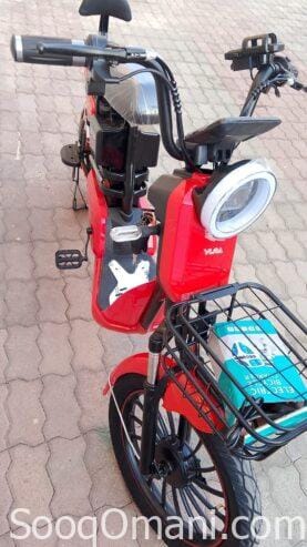 For sale, an unused electric bike.