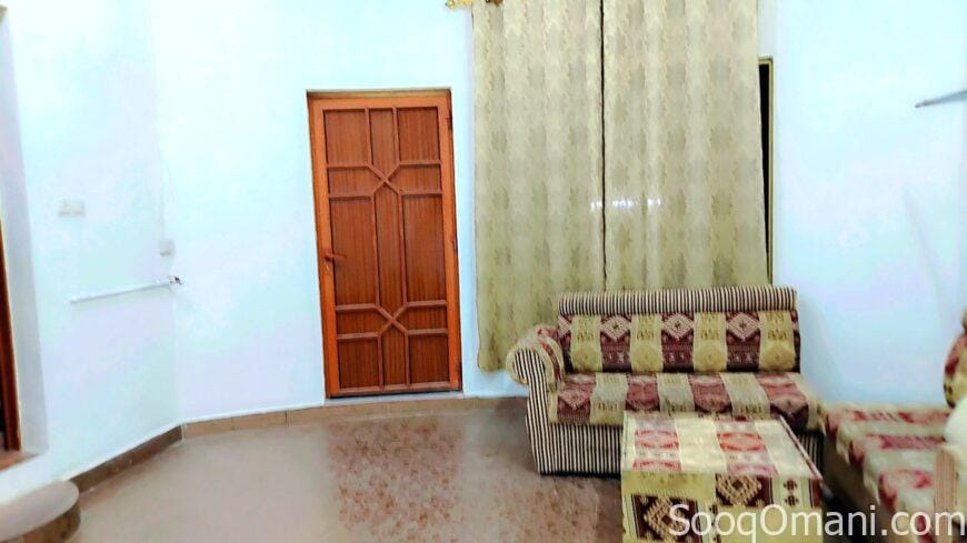 Room, bathroom and small kitchen in Al-Maabela