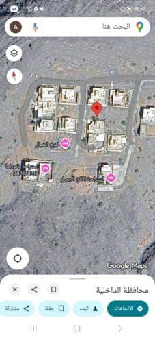 Residential land for sale in Al Hamra, Misfat Al Abriyeen