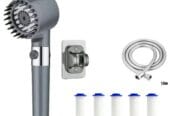 Shower filter with massage with filters