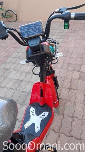 For sale, an unused electric bike.