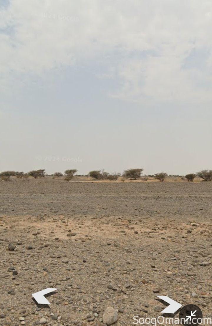 للبيع ارض سكينة في بركاء الفليج المعمورة سوبر كورنر