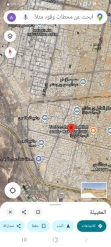 For rent, a ground floor house in an excellent location on Al Khair Street in South Maabela, with a large area near Al Mubtakir Kindergarten